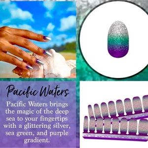 Color Street *Pacific Waters* Glitter nail set